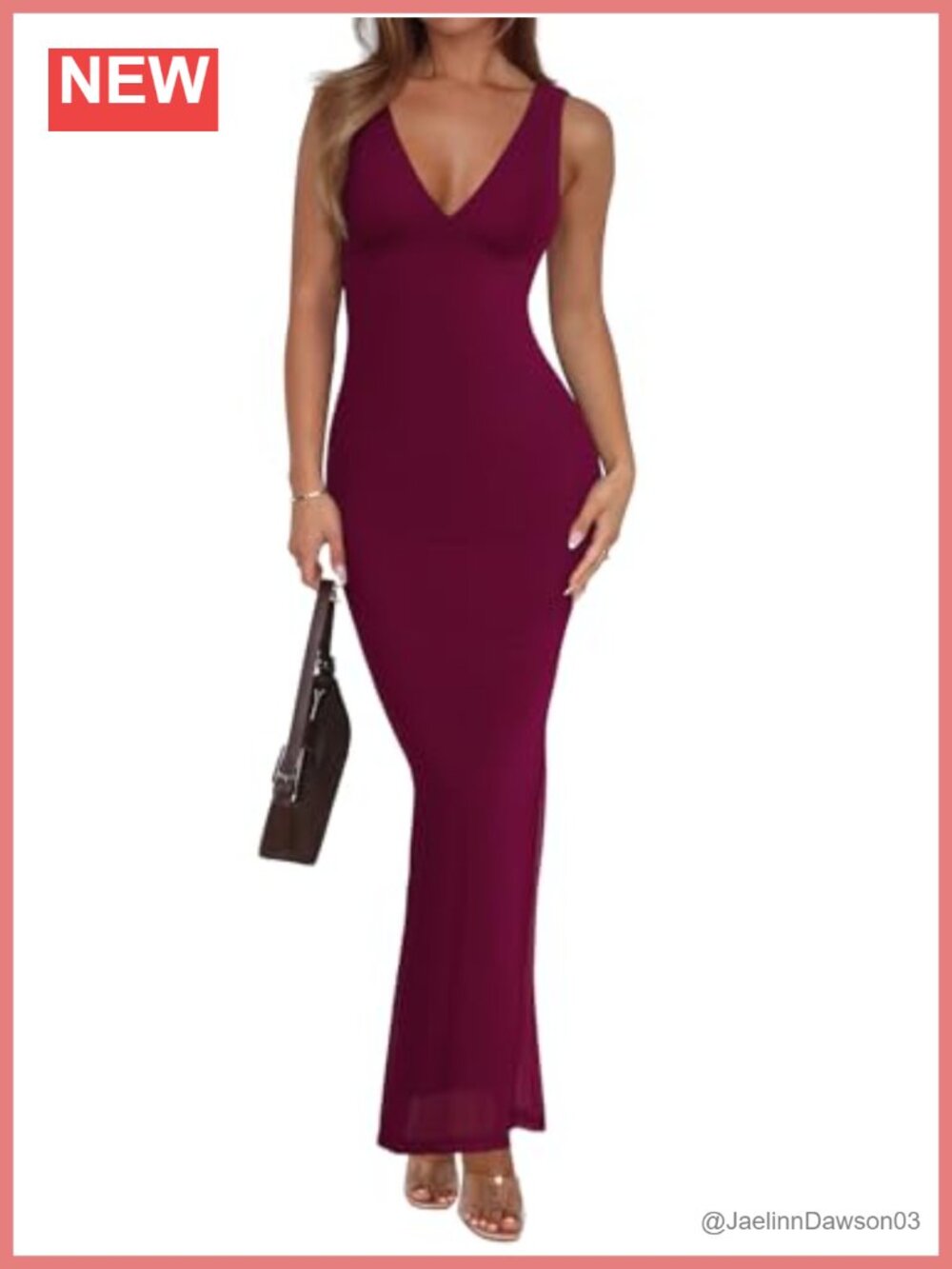 Women's Summer V Neck Sleeveless Mesh Maxi Dress Bodycon Party